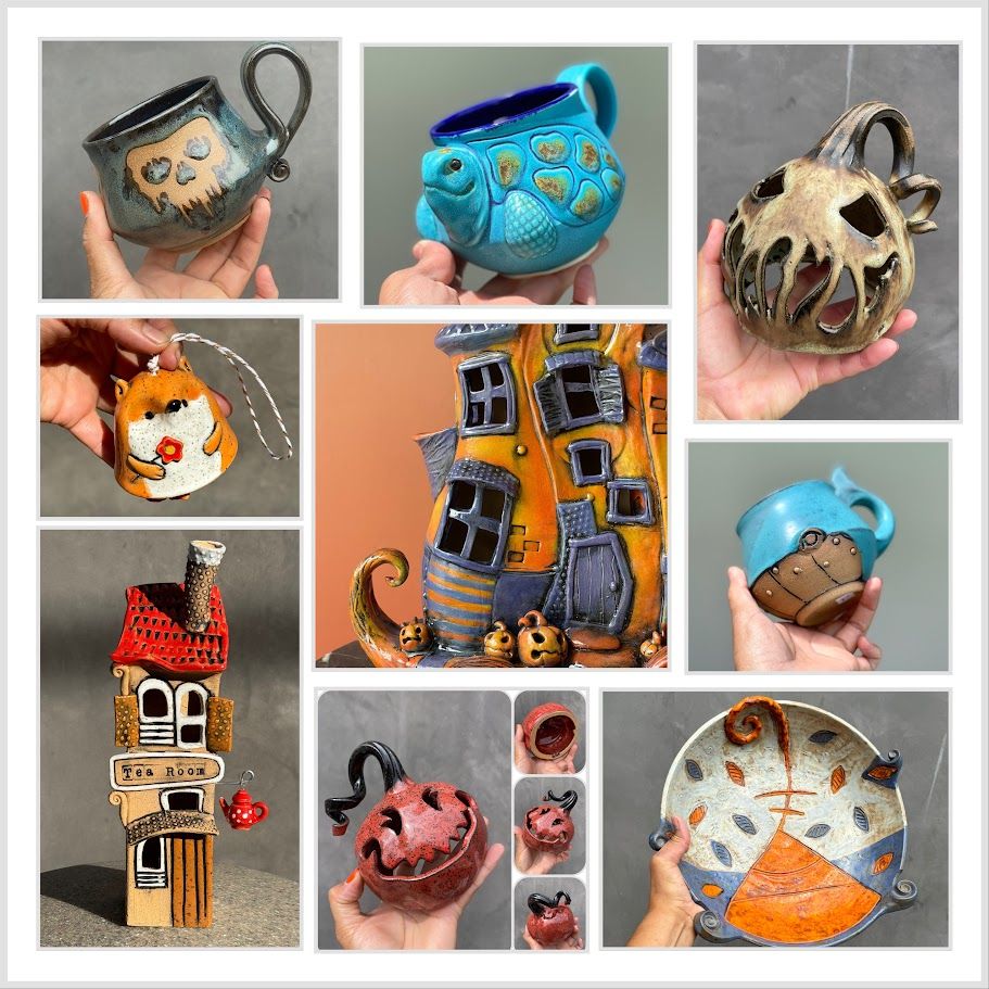 Bilyana's ceramic art collection